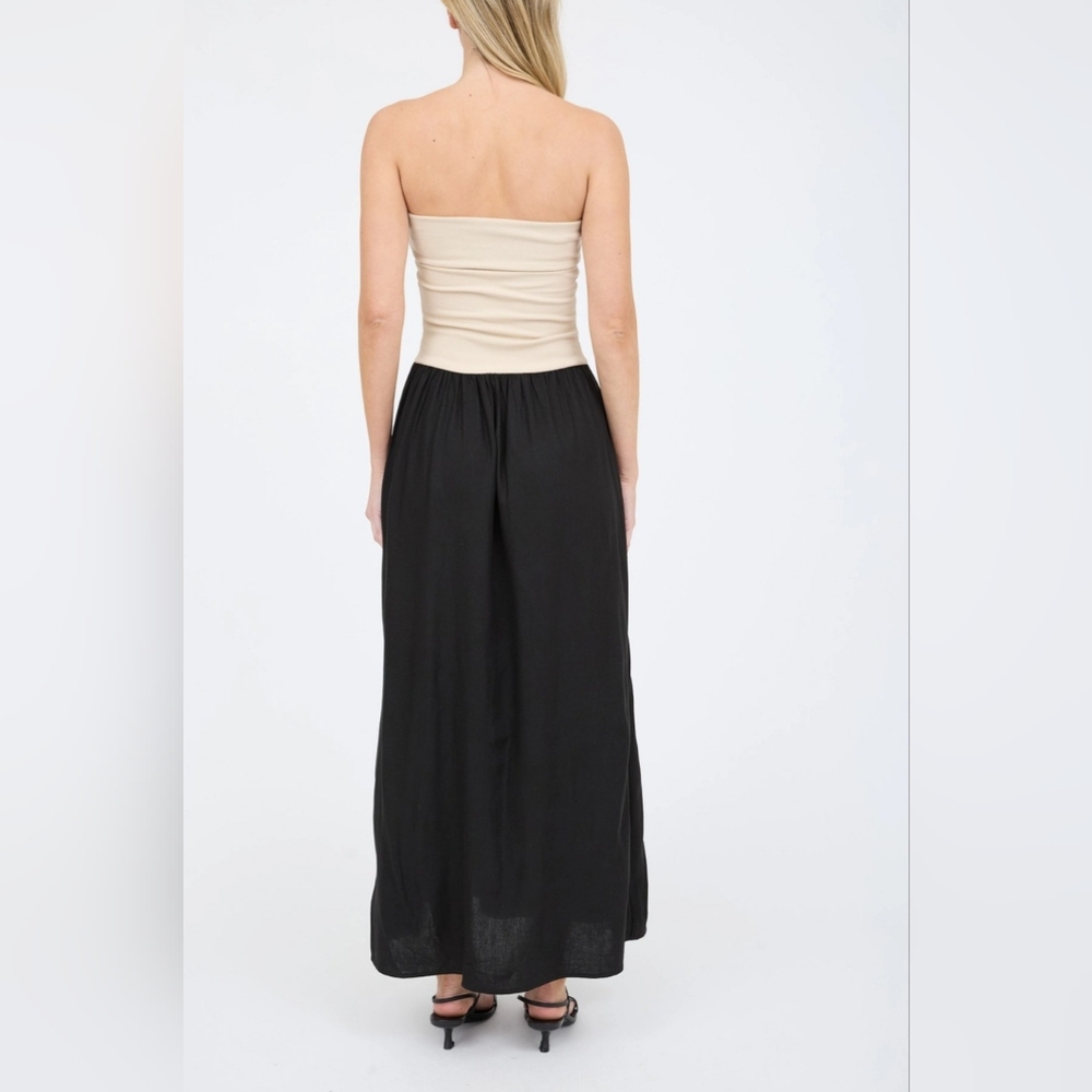 #544 🛑45 M,L Fabulous Strapless Midi Dress - Picture 7 of 8